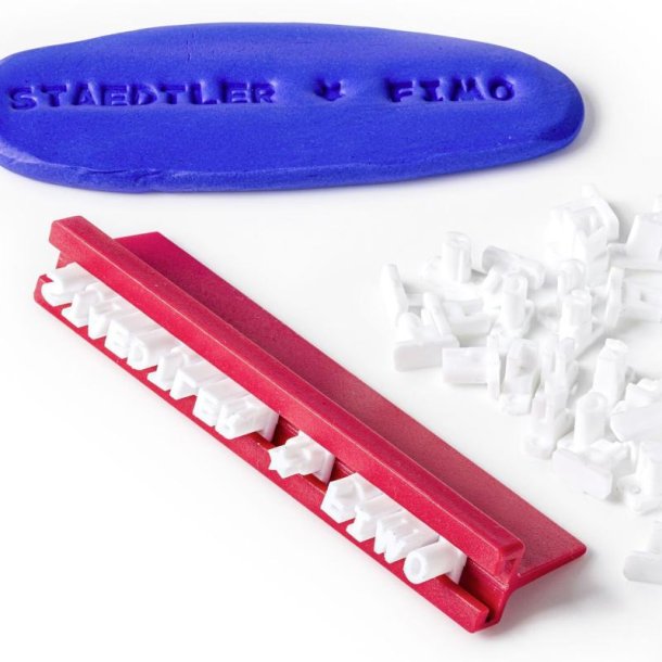 Staedtler Modeller FIMO Stempels�t - 88 forskellige Bogstaver, tal og speciel tegn